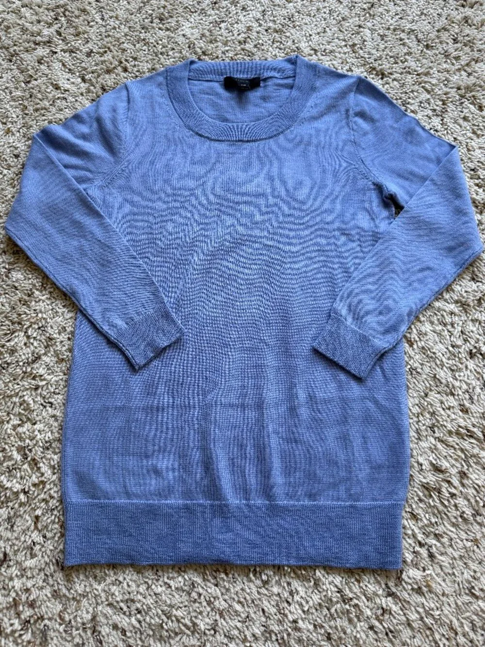 J. Crew crewneck cornflower blue sweater XXS